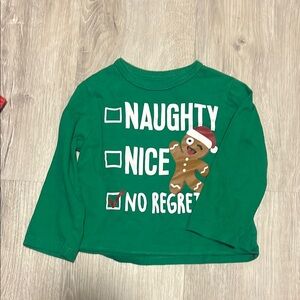 Green Kids Holiday Shirt